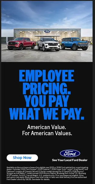 Ford Truck Month Employee Pricing